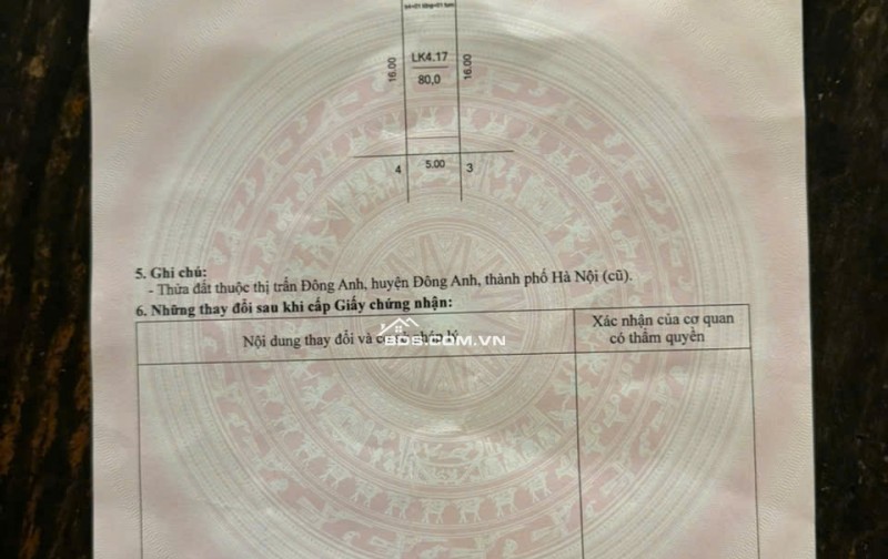 Bán nhà Happy Land Đông Anh giá rẻ - 80m2 - sẵn sổ